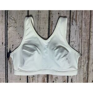 NEW Moving Comfort Womens Sports Bra Size 34D MAIA White NWOT